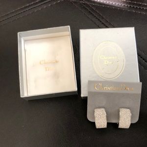 Christian Dior ear clip ons. (Earrings)